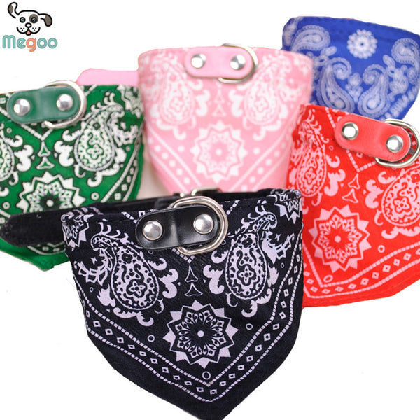 1Pc Lovely Pet Dog Scarf Collar Adjustable Puppy Bandana Quality Pet Cat Tie Collar